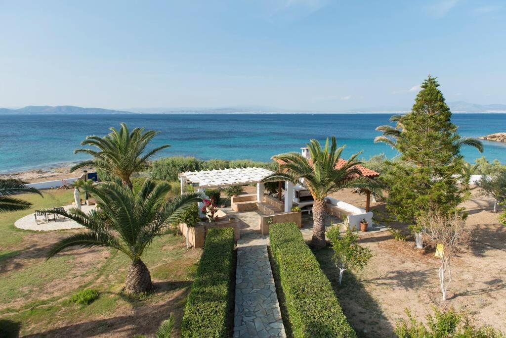 Palmaya Villa, Unique Seafront Experience Vagia  Exterior foto